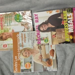 Sandra Lee Semi Homemade Rachael Ray 30 Minute Meals Cookbook Set (3)